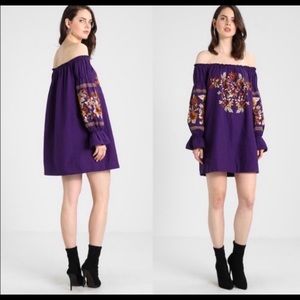 Free People Fleur Du Jour Embroidered Dress
